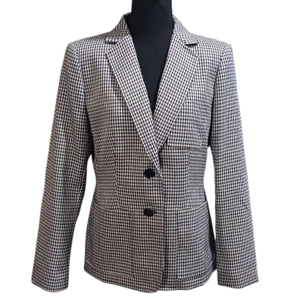 Tommy Hilfiger Houndstooth Power Business Blazer